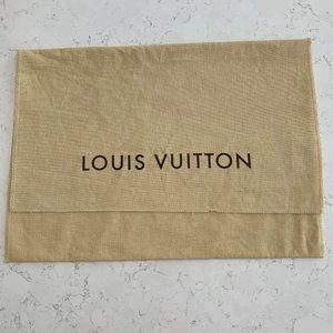LIKE NEW Authentic Louis Vuitton envelope Dust Bag